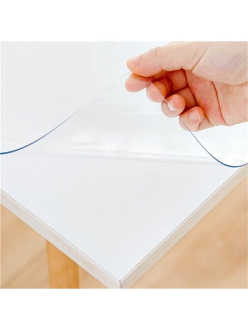 14 x 24 Inch Clear Table Cover Protector, Clear Desk Mat, Table Protector